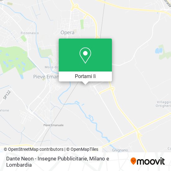 Mappa Dante Neon - Insegne Pubblicitarie