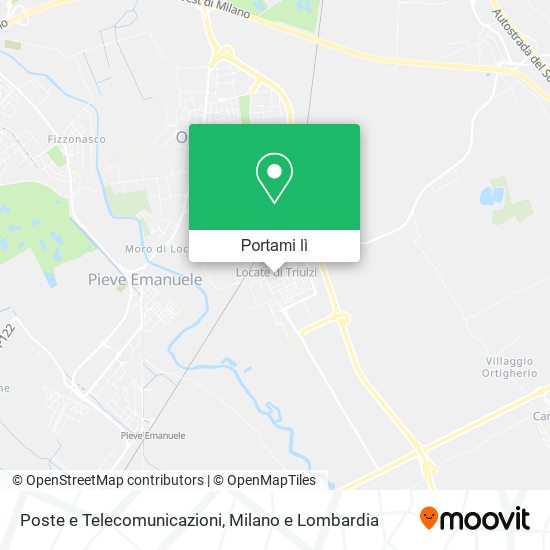Mappa Poste e Telecomunicazioni