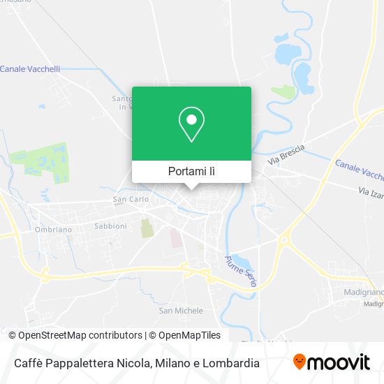 Mappa Caffè Pappalettera Nicola