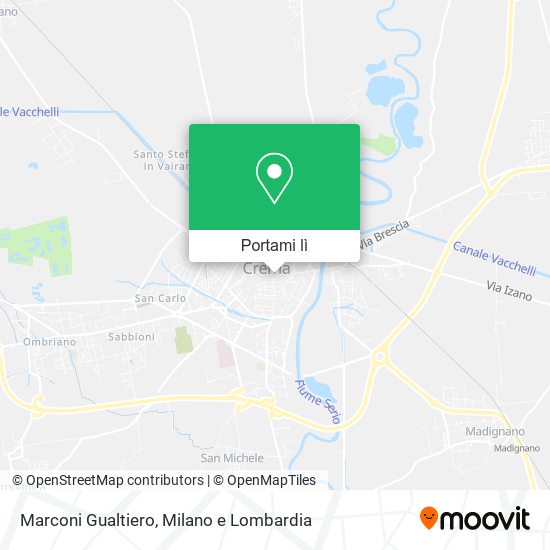 Mappa Marconi Gualtiero