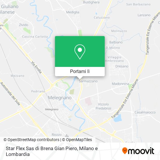 Mappa Star Flex Sas di Brena Gian Piero