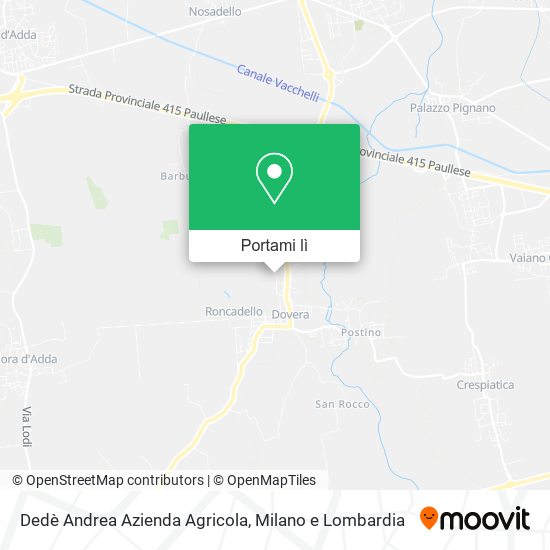 Mappa Dedè Andrea Azienda Agricola