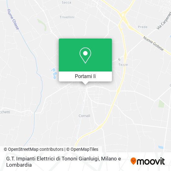 Mappa G.T. Impianti Elettrici di Tononi Gianluigi
