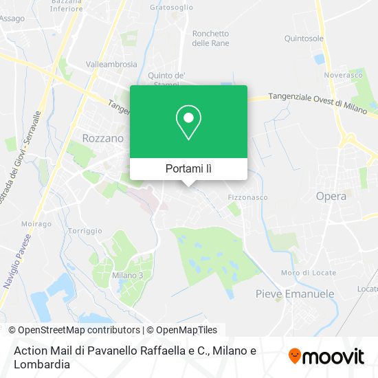 Mappa Action Mail di Pavanello Raffaella e C.