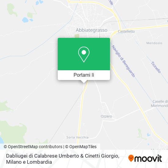 Mappa Dabliugei di Calabrese Umberto & Cinetti Giorgio