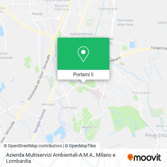 Mappa Azienda Multiservizi Ambientali-A.M.A.