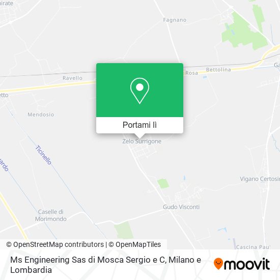 Mappa Ms Engineering Sas di Mosca Sergio e C