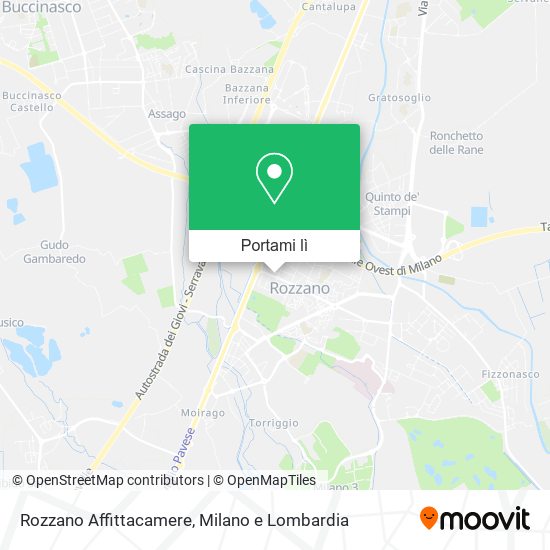 Mappa Rozzano Affittacamere