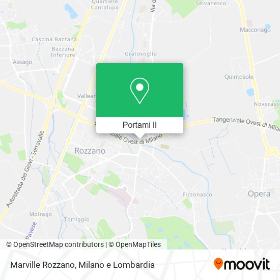 Mappa Marville Rozzano