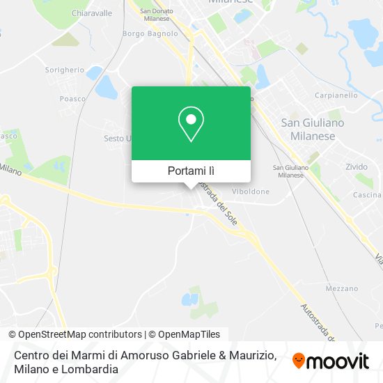 Mappa Centro dei Marmi di Amoruso Gabriele & Maurizio