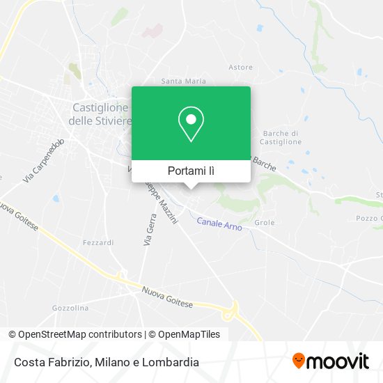 Mappa Costa Fabrizio
