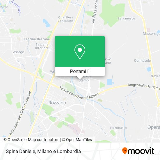 Mappa Spina Daniele