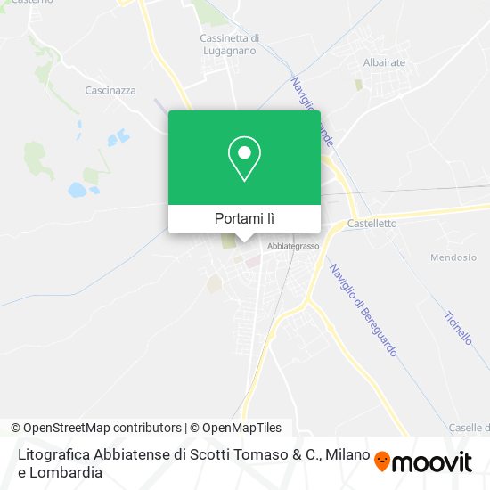 Mappa Litografica Abbiatense di Scotti Tomaso & C.