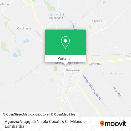 Mappa Agenzia Viaggi di Nicola Cesati & C.