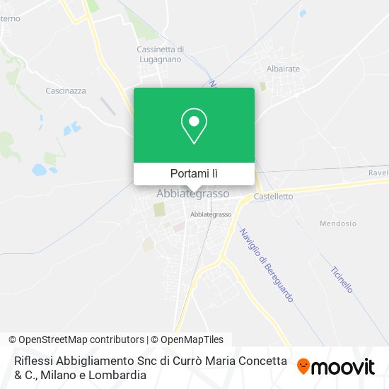 Mappa Riflessi Abbigliamento Snc di Currò Maria Concetta & C.