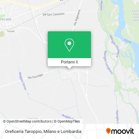 Mappa Oreficeria Taroppio