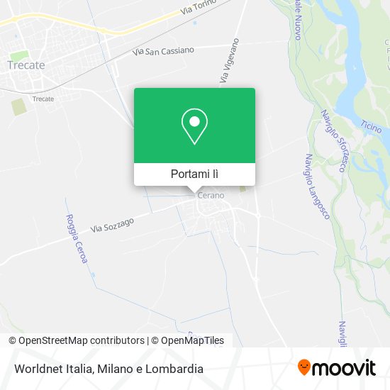 Mappa Worldnet Italia