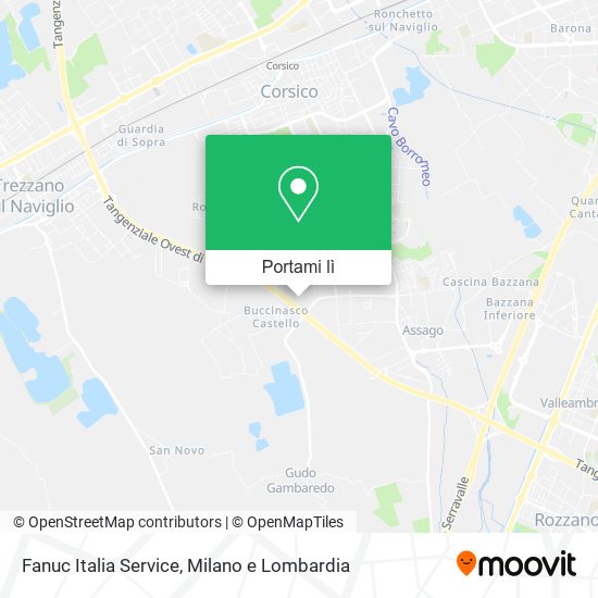 Mappa Fanuc Italia Service