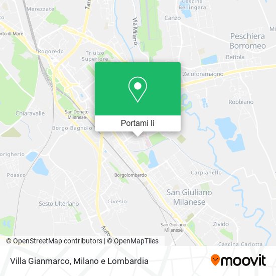 Mappa Villa Gianmarco