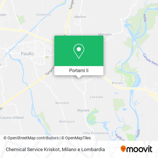 Mappa Chemical Service Kriskot