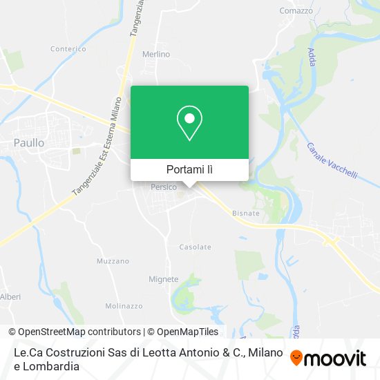 Mappa Le.Ca Costruzioni Sas di Leotta Antonio & C.