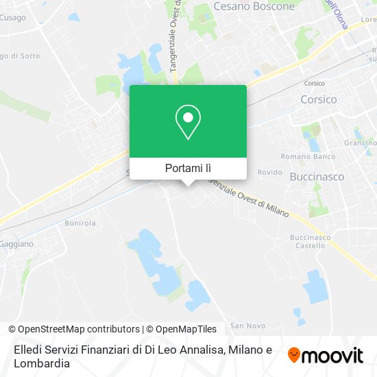 Mappa Elledi Servizi Finanziari di Di Leo Annalisa