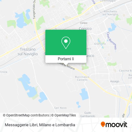 Mappa Messaggerie Libri