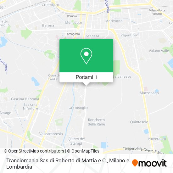 Mappa Tranciomania Sas di Roberto di Mattia e C.