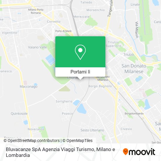 Mappa Bluvacanze SpA Agenzia Viaggi Turismo