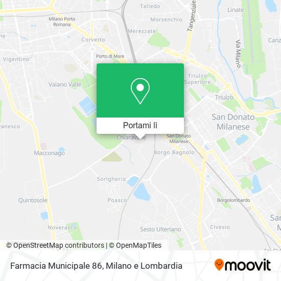 Mappa Farmacia Municipale 86