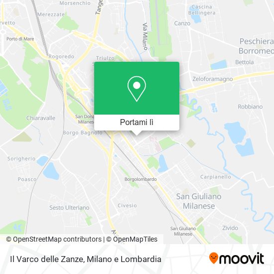 Mappa Il Varco delle Zanze