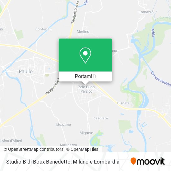 Mappa Studio B di Boux Benedetto