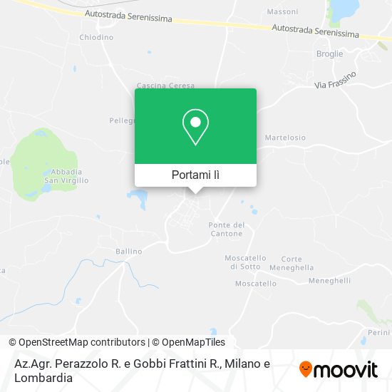 Mappa Az.Agr. Perazzolo R. e Gobbi Frattini R.