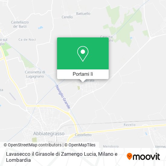 Mappa Lavasecco il Girasole di Zamengo Lucia