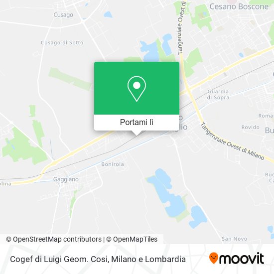 Mappa Cogef di Luigi Geom. Cosi