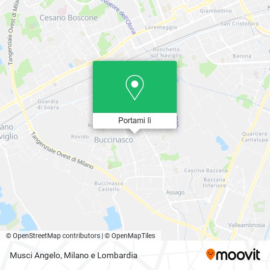 Mappa Musci Angelo