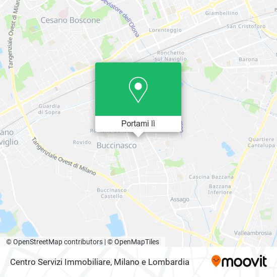 Mappa Centro Servizi Immobiliare