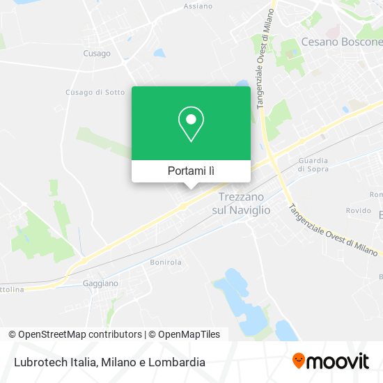 Mappa Lubrotech Italia