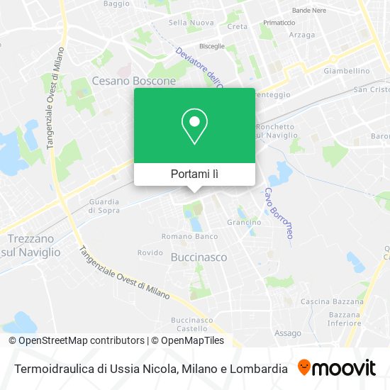 Mappa Termoidraulica di Ussia Nicola