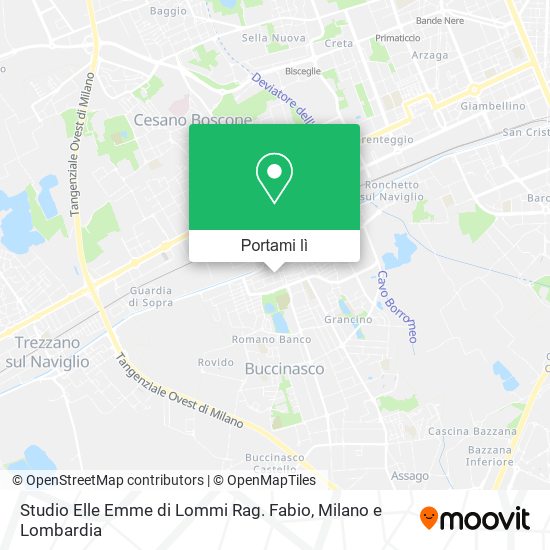 Mappa Studio Elle Emme di Lommi Rag. Fabio