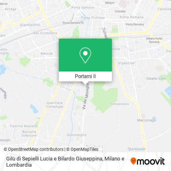 Mappa Gilù di Sepielli Lucia e Bilardo Giuseppina