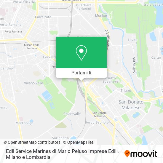 Mappa Edil Service Marines di Mario Peluso Imprese Edili
