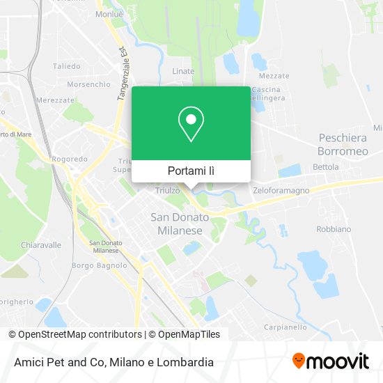 Mappa Amici Pet and Co