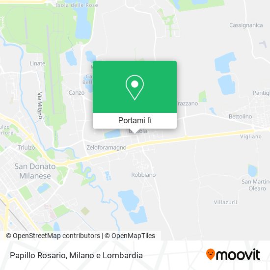 Mappa Papillo Rosario