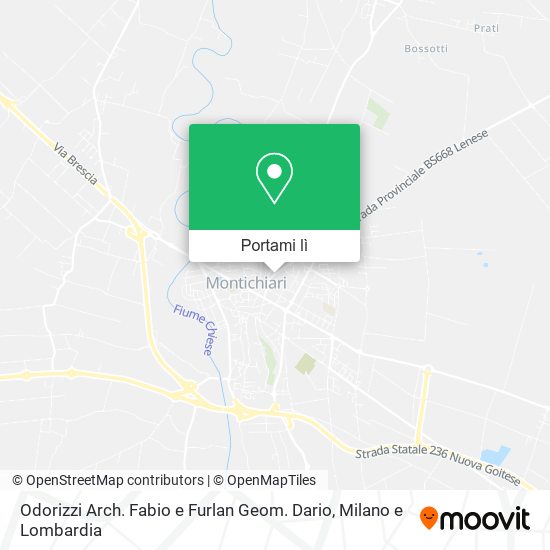 Mappa Odorizzi Arch. Fabio e Furlan Geom. Dario