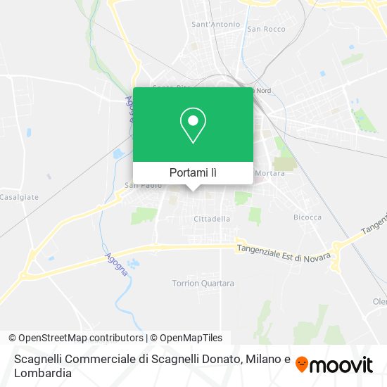 Mappa Scagnelli Commerciale di Scagnelli Donato