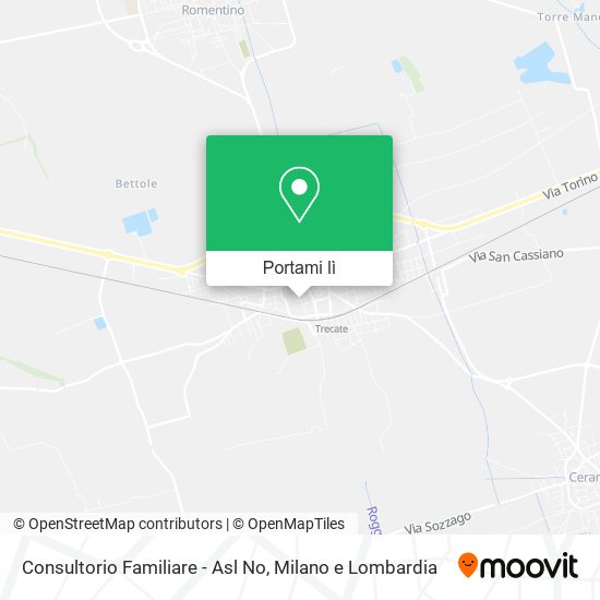 Mappa Consultorio Familiare - Asl No