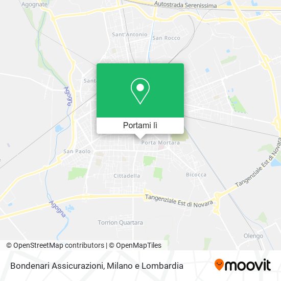 Mappa Bondenari Assicurazioni