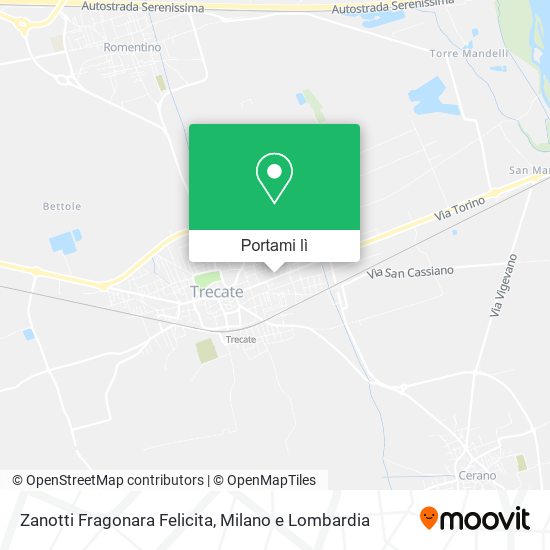 Mappa Zanotti Fragonara Felicita