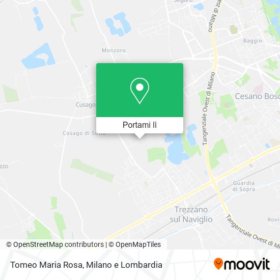 Mappa Tomeo Maria Rosa
